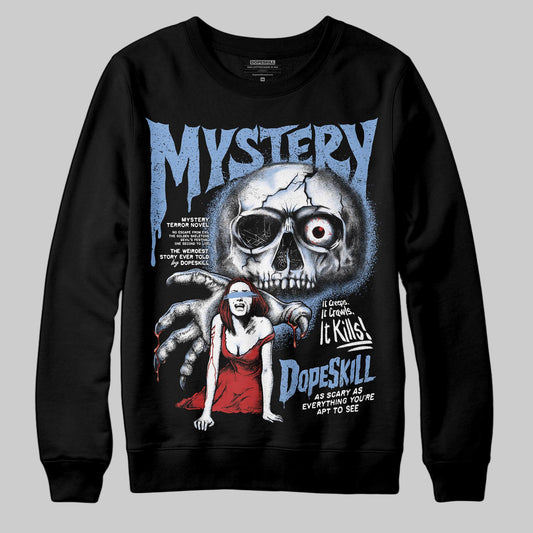 Jordan 4 WMNS 'Forget Me Not' DopeSkill Sweatshirt Mystery Ghostly Grasp Graphic Streetwear - Black
