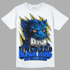 Royal Blue Sneakers DopeSkill T-Shirt Black King Graphic Streetwear - White 