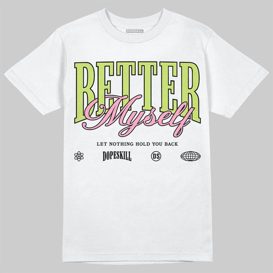 Chase B x Travis Scott x Jordan Jumpman Jack DopeSkill T-Shirt Better Myself Graphic Streetwear - White 