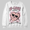 AMIRI White & Pink Stars Court Sneakers DopeSkill Sweatshirt Crying Heart Graphic Streetwear - White