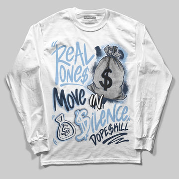 Asics Gel-Cumulus 16 Wash/Independence Blue DopeSkill Long Sleeve T-Shirt Real Ones Move In Silence Graphic Streetwear - White