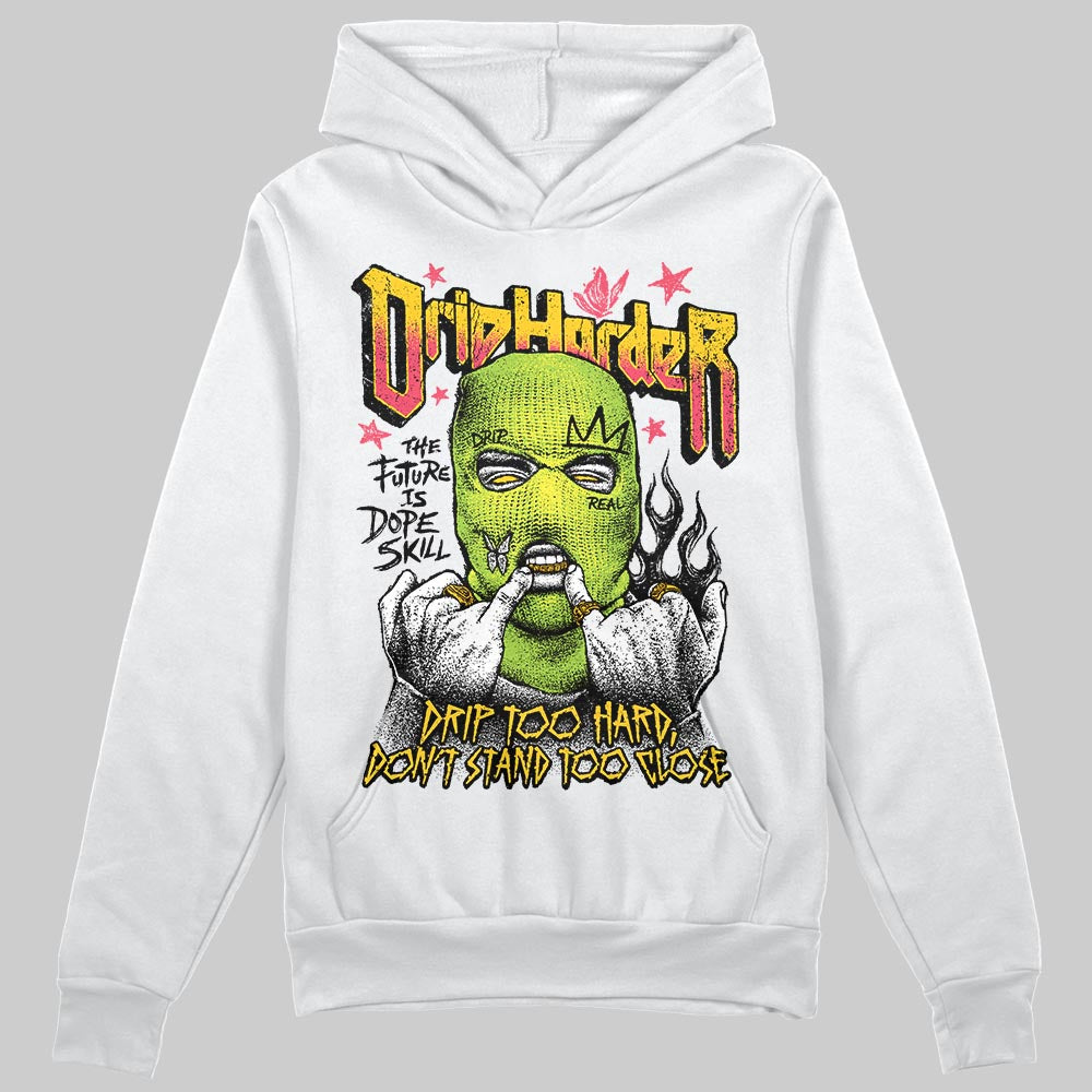 Yellow Sneakers DopeSkill Hoodie Sweatshirt Drip Harder Graphic Streetwear - White