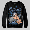 Jordan 4 WMNS 'Forget Me Not' DopeSkill Sweatshirt New No Days Off Graphic Streetwear - Black