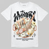 Jordan 4 “Black Cat” (2025) DopeSkill T-Shirt Whippin Graphic Streetwear - White 