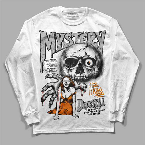 Dunk Low Cool Grey DopeSkill Long Sleeve T-Shirt Mystery Ghostly Grasp Graphic Streetwear - White