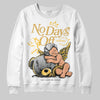 Jordan 12 "Phantom" DopeSkill Sweatshirt New No Days Off Graphic Streetwear - White