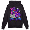 Jordan 13 Court Purple DopeSkill Hoodie Sweatshirt Born To Be Rich Graphic Streetwear - Black