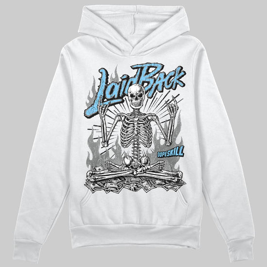 Grey Sneakers DopeSkill Hoodie Laid Back Graphic Streetwear - White