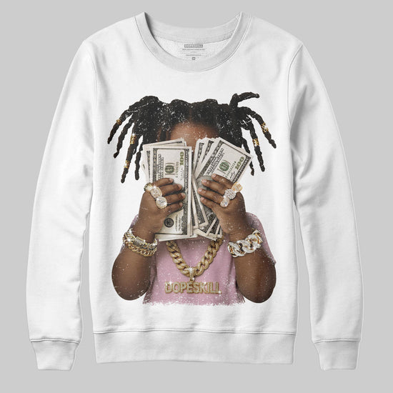 Jordan 5 OG “35th Anniversary” DopeSkill Sweatshirt Rich Youth Graphic Streetwear - White