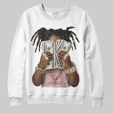 Jordan 5 OG “35th Anniversary” DopeSkill Sweatshirt Rich Youth Graphic Streetwear - White