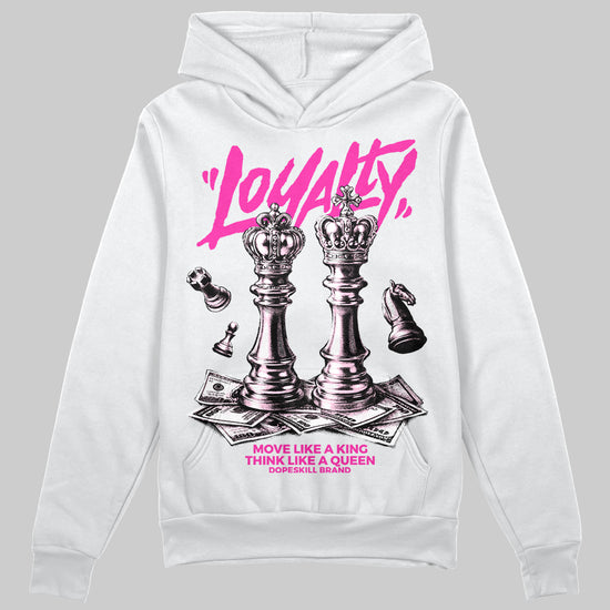 Pink Sneakers DopeSkill Hoodie Loyalty Graphic Streetwear - White