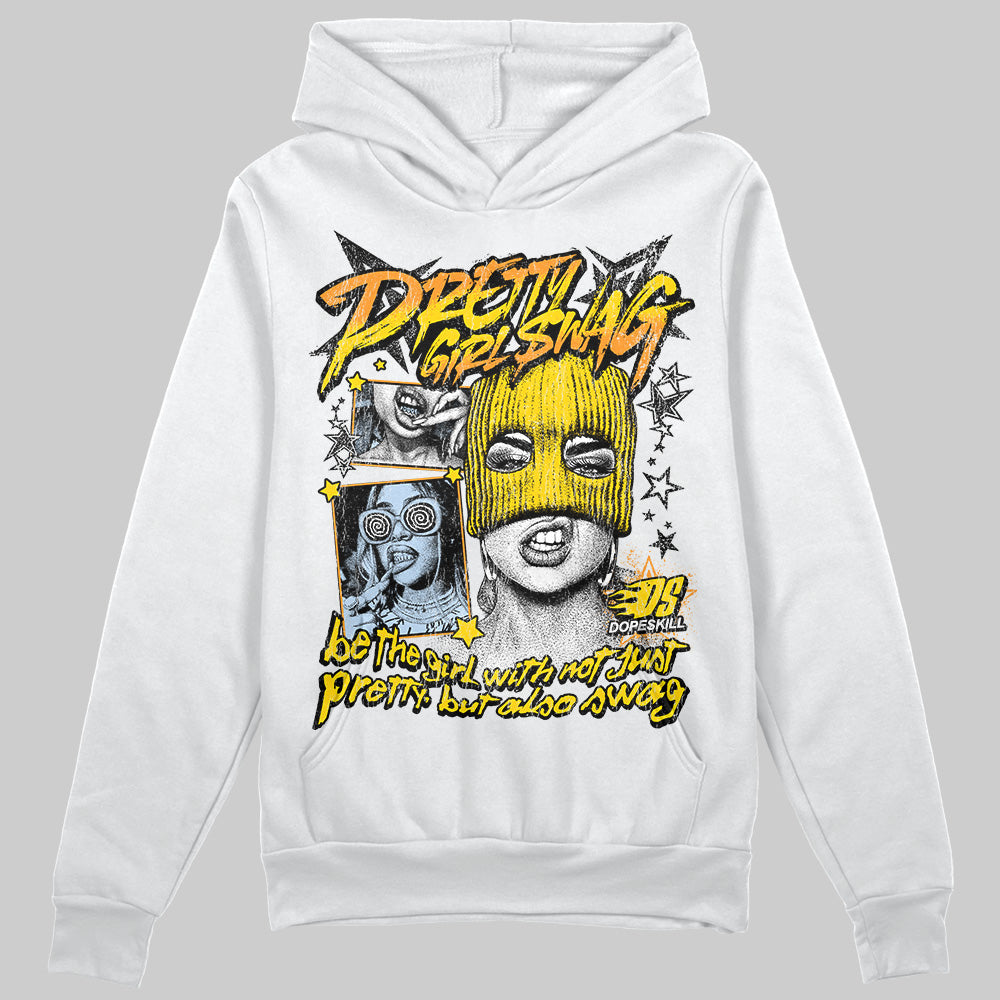 Jordan 6 “Yellow Ochre” DopeSkill Hoodie Sweatshirt Pretty Girl Swag Graphic Streetwear - White