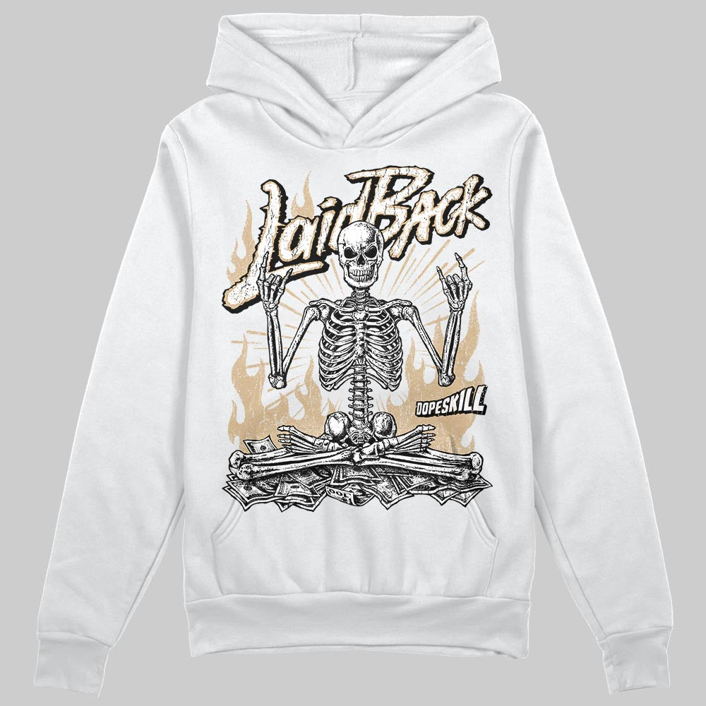 TAN Sneakers DopeSkill Hoodie Laid Back Graphic Streetwear - White
