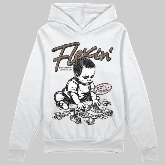 A Ma Maniére x Air Jordan 4 “Dark Mocha” DopeSkill Hoodie Sweatshirt Flexin' Graphic Streetwear - White