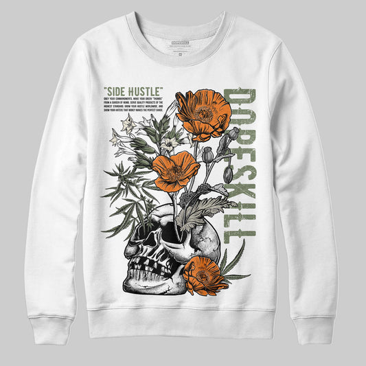 Jordan 4 Retro OG SP Undefeated (2025) DopeSkill Sweatshirt Side Hustle Graphic Streetwear - White 