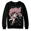 Jordan 11 Low “Legend Pink” DopeSkill Sweatshirt Nevermind Graphic Streetwear - Black