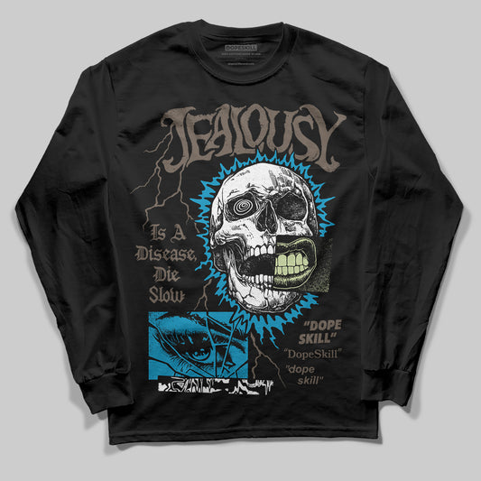 Jordan 3 GS “We Outside” DopeSkill Long Sleeve T-Shirt Jealousy Graphic Streetwear - black