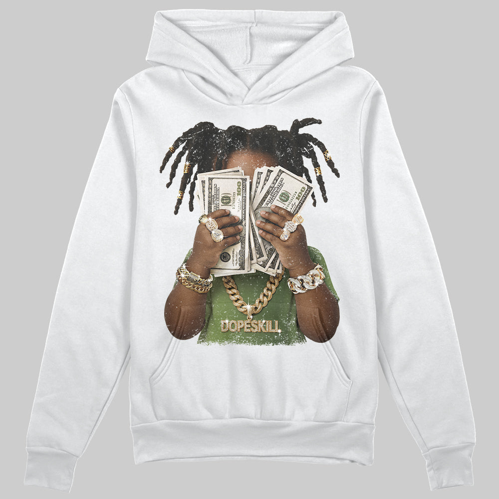 Foamposite Pro 'Pine Green' DopeSkill Hoodie Sweatshirt Rich Youth Graphic Streetwear - White