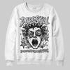Grey Sneakers DopeSkill Sweatshirt Root of Evil Graphic Streetwear - White
