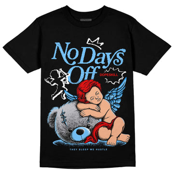 Travis Scott x Jordan 4 Retro 'Cactus Jack' DopeSkill T-Shirt New No Days Off Graphic Streetwear - Black