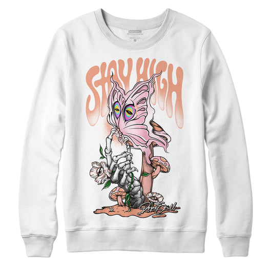 Jordan 11 Low “Legend Pink” DopeSkill Sweatshirt Stay High Graphic Streetwear - White