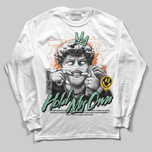 SB Dunk Low Rodeo Tourmaline DopeSkill Long Sleeve T-Shirt In My Way Graphic Streetwear - White