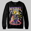 PURPLE Sneakers DopeSkill Sweatshirt NeverFull Graphic Streetwear - Black