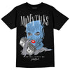 Jordan 9 Powder Blue DopeSkill T-Shirt Money Talks Graphic Streetwear - Black