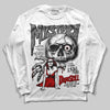 Jordan 3 OG “Black Cement” DopeSkill Long Sleeve T-Shirt Mystery Ghostly Grasp Graphic Streetwear - White