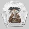 A Ma Maniére x Air Jordan 4 “Dark Mocha” DopeSkill Long Sleeve T-Shirt Rich Youth Graphic Streetwear - White
