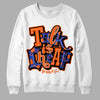 Dunk Low Futura Orange Blaze DopeSkill Sweatshirt Talk Is Chip Graphic Streetwear - White