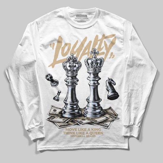 TAN Sneakers DopeSkill Long Sleeve T-Shirt Loyalty Graphic Streetwear - White
