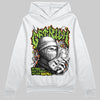 Neon Green Sneakers DopeSkill Hoodie Sweatshirt New Get Rich Graphic Streetwear - White