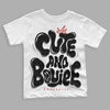 Jordan 1 High OG “Black/White” DopeSkill Toddler Kids T-shirt Cute and Boujee Graphic Streetwear - White 