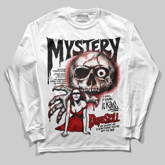 Jordan 1 Retro High OG Black Toe Reimagined DopeSkill Long Sleeve T-Shirt Mystery Ghostly Grasp Graphic Streetwear - White