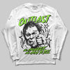 Neon Green Sneakers DopeSkill Long Sleeve T-Shirt Outlast Graphic Streetwear - White 