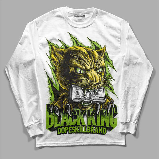 Dunk Low 'Chlorophyll' DopeSkill Long Sleeve T-Shirt Black King Graphic Streetwear - White
