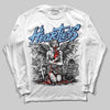 University Blue Sneakers DopeSkill Long Sleeve T-Shirt Heartless Graphic Streetwear - White