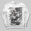 Jordan 4 Retro Cave Stone DopeSkill Long Sleeve T-Shirt Side Hustle Graphic Streetwear - White 