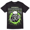 Jordan 5 Green Bean DopeSkill T-Shirt Trapped Halloween Graphic Streetwear - Black
