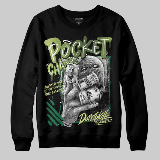 Foamposite Pro 'Pine Green' DopeSkill Sweatshirt Pocket Change Graphic Streetwear - black