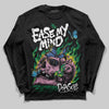Green Sneakers DopeSkill Long Sleeve T-Shirt Ease My Mind Graphic Streetwear - black