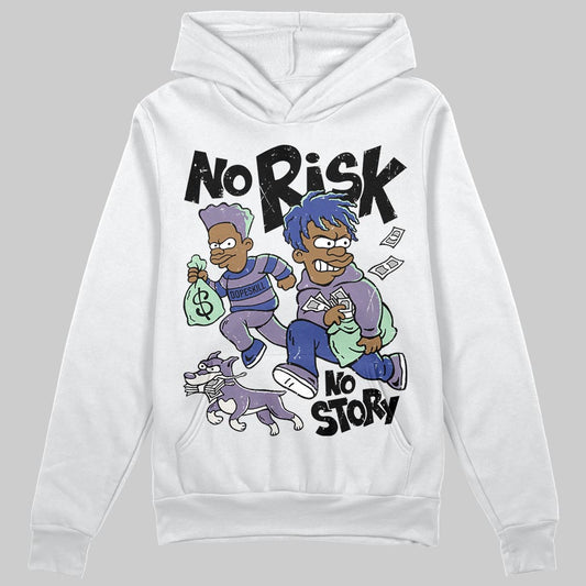 Jordan 1 Retro Low OG Zion Williamson Voodoo Alternate DopeSkill Hoodie Sweatshirt No Risk No Story Graphic Streetwear  White