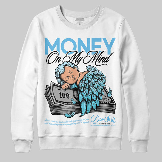 Jordan 11 Retro Legend Blue DopeSkill Sweatshirt MOMM Graphic Streetwear - White