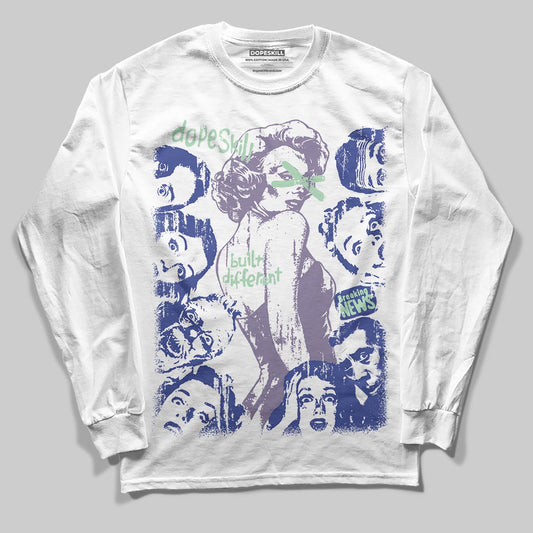 Jordan 1 Retro Low OG Zion Williamson Voodoo Alternate DopeSkill Long Sleeve T-Shirt Built Different Graphic Streetwear - White
