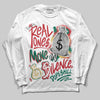 Jordan 3 Mexico 'El Vuelo' DopeSkill Long Sleeve T-Shirt Real Ones Move In Silence Graphic Streetwear - White