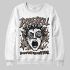 A Ma Maniére x Air Jordan 4 “Dark Mocha” DopeSkill Sweatshirt Root of Evil Graphic Streetwear - White