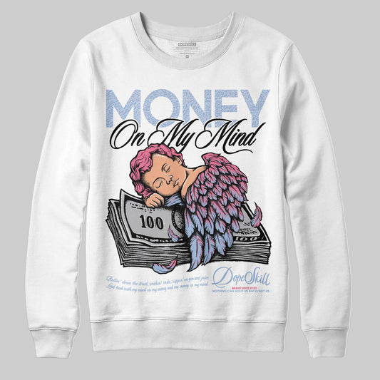 Jordan 3 GS “Cobalt Bliss” DopeSkill Sweatshirt MOMM Graphic Streetwear - White