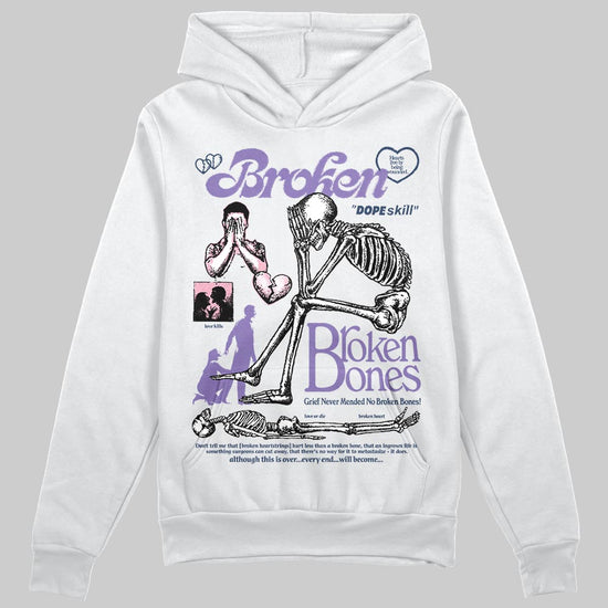 Jordan 11 "Mojave" DopeSkill Hoodie Sweatshirt Broken Bones Graphic Streetwear - White