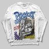 Jordan 17 Retro Low SP Infinite Archives DopeSkill Long Sleeve T-Shirt Pocket Change Graphic Streetwear - White